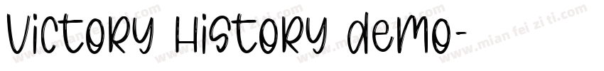 victory history demo字体转换